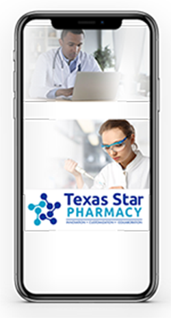 photo of texas star pharmacy mobile app